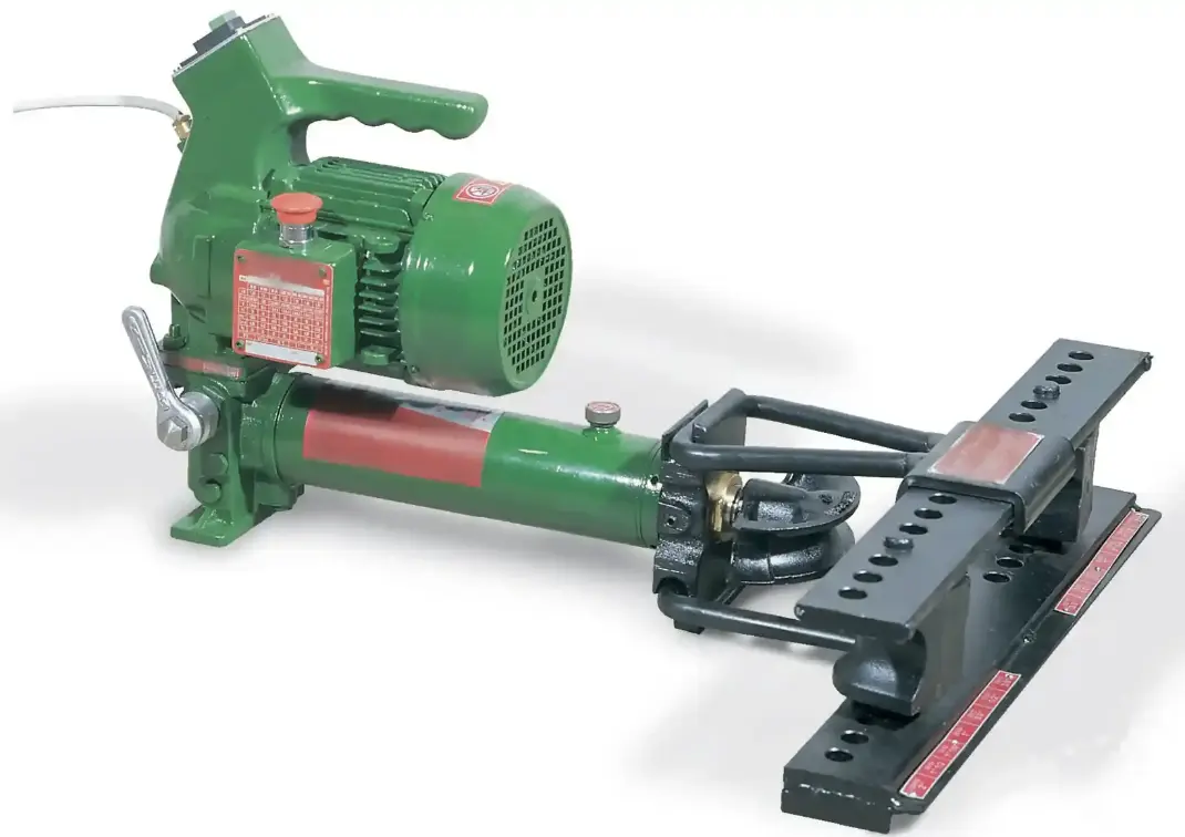 Electric bending machines with sliding bracket pair